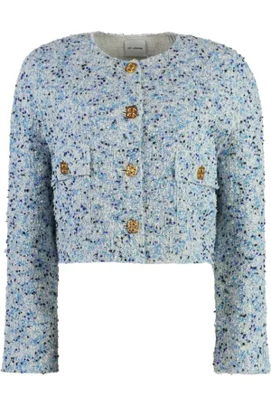 ST. JOHN Cropped tweed jacket