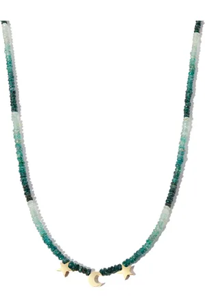 Roxanne First Charm-detail gradient stone necklace