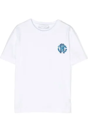 Roberto Cavalli Embroidered-logo cotton T-shirt