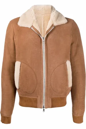 Balmain Suede long-sleeve jacket