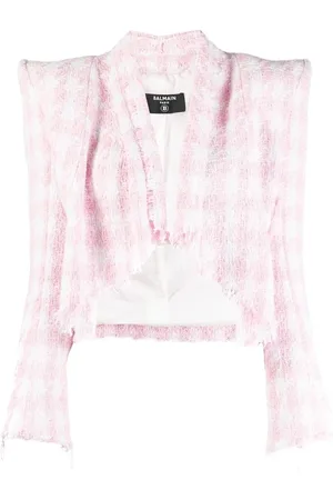 Balmain Houndstooth tweed jacket