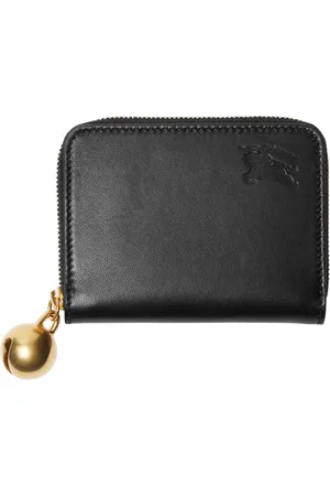 Burberry EKD bell-charm leather wallet