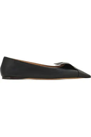 Salvatore Ferragamo Bow leather ballerina shoes