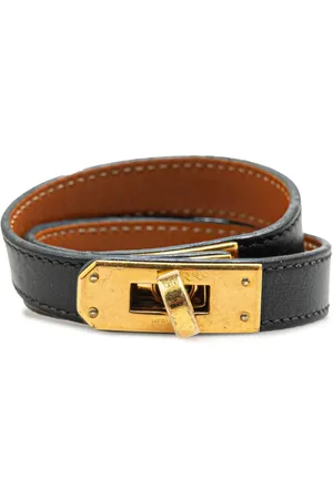 Hermès 2012 Box Calf Kelly Double Tour Bracelet costume bracelet