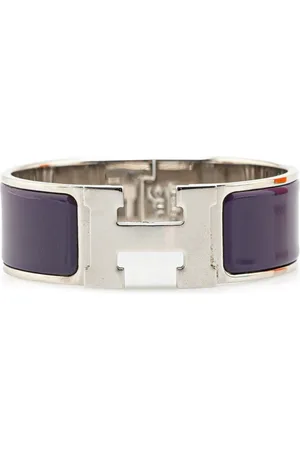 Hermès 20th Century Wide Enamel Clic Clac H Bracelet PM costume bracelet