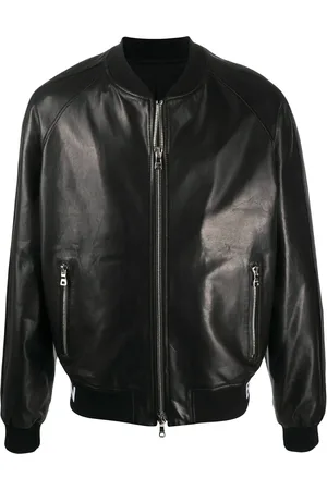 Balmain Logo-trim bomber jacket