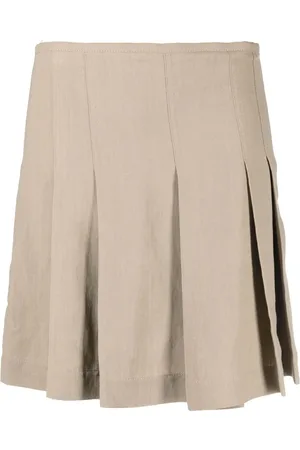 Brunello Cucinelli Pleated mini skirt