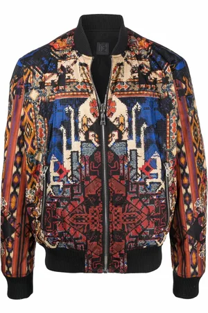 Balmain Reversible graphic-print bomber jacket