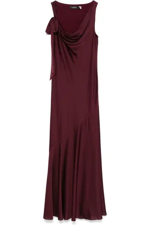 Ralph Lauren Bow-detail maxi dress