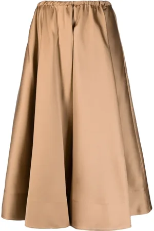 VALENTINO GARAVANI Pleated mid-length skirt