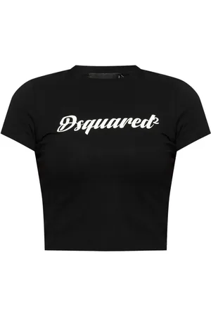 Dsquared2 Logo-print cropped T-shirt