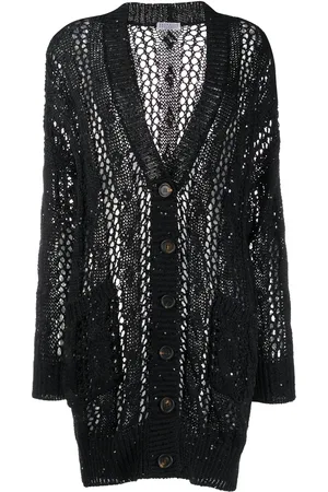 Brunello Cucinelli Ribbed loose knit cardigan