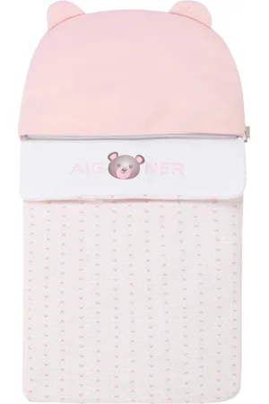 Aigner Teddy Bear-print blanket