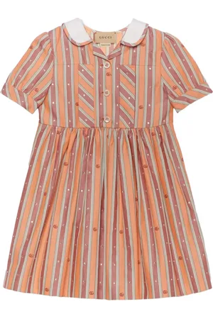 Gucci Striped Oxford cotton dress