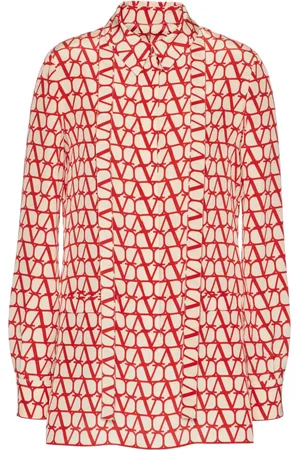 VALENTINO GARAVANI Toile Iconographe crepe de chine shirt