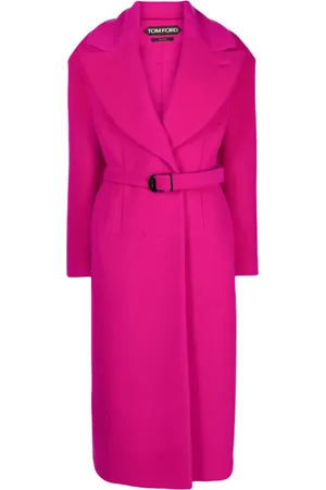 Tom Ford Faux-fur belted coat