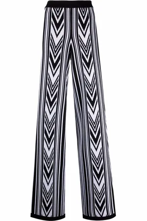 Balmain Chevron pattern trousers
