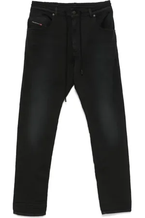 Diesel Logo-embroidered jeans