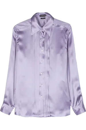 Tom Ford Pintuck-detail silk shirt