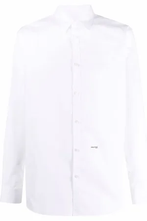 Dsquared2 Embroidered-logo detail shirt