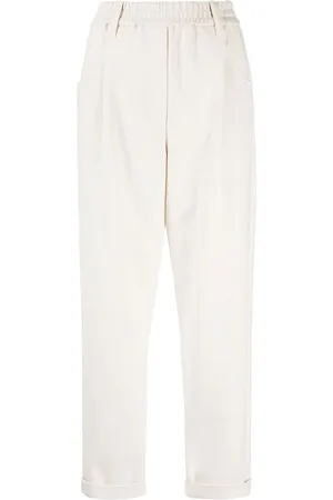 Brunello Cucinelli Cropped straight-leg trousers