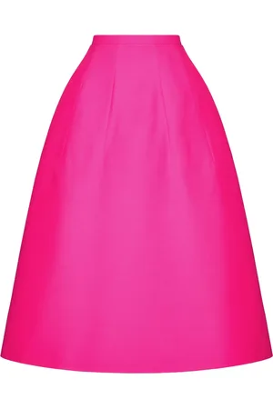 VALENTINO GARAVANI Crepe Couture midi skirt