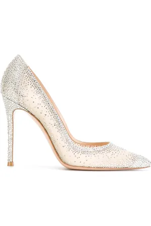 Gianvito Rossi 105mm Rania rhinestone pumps