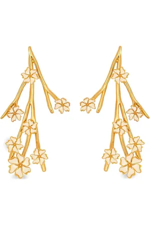 Oscar de la Renta Flower-detailing earrings