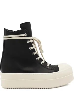 【関税込み】RICK OWENS Suede sneakers Rick Owens Men's Megalaced Suede Low-Top Sneakers - Bergdorf