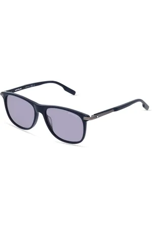 Kering Montblanc MB0216S Męskie okulary przeciwsłoneczne, Oprawka: Tworzywo sztuczne