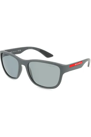 Luxottica Prada Linea Rossa PS01US Męskie okulary przeciwsłoneczne, Oprawka: Tworzywo sztuczne