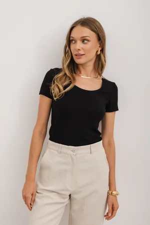 Flawless T-SHIRT MARGO CZARNY S