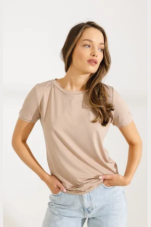 Flawless T-SHIRT ROMA MODAL TAUPE L