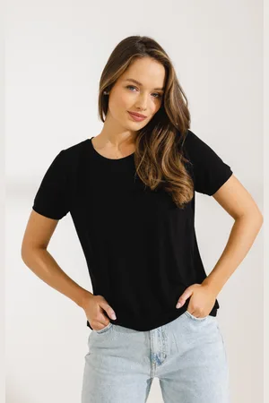 Flawless T-SHIRT ROMA MODAL CZARNY S