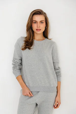 Flawless BLUZA LENA SZARY MELANŻ S