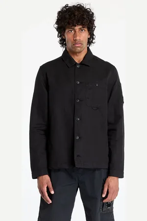 C.P. Company Kurtka Cotton/Linen Full Zip Overshirt L