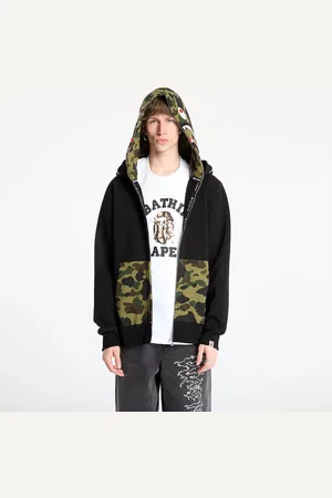 A Bathing Ape Bluza 1St Camo Shark Full Zip Double Hoodie UNISEX L