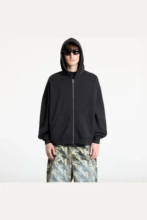 Palm Angels Bluza Curved Logo Zipped Hoody / L