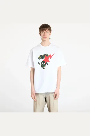 A Bathing Ape T-shirt Trial Camo Face Sta Tee UNISEX L