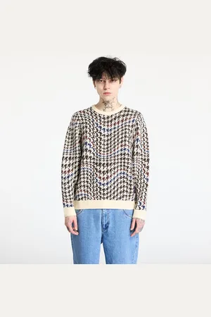 DIME Sweter Houndstooth Knit UNISEX L