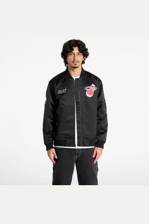 Mitchell & Ness Kurtka NBA Team Leader Satin Vintage Logo Heat Bomber L