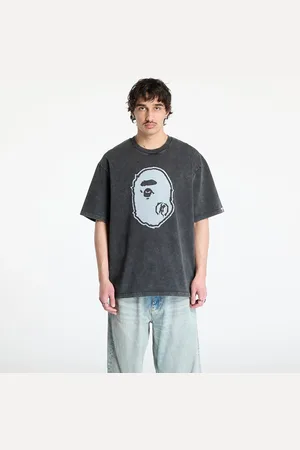 A Bathing Ape T-shirt Garment Dye Ape Head Relaxed Fit Tee UNISEX L