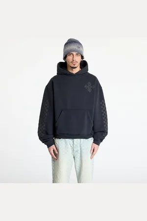 Rhude Bluza Cross Logo Hoodie / L