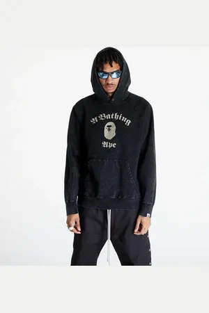 A Bathing Ape Bluza Overdye Pullover Relaxed Fit Hoodie S