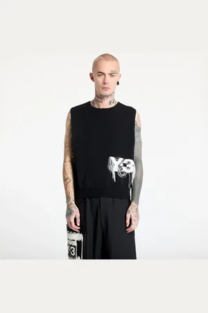 Y-3 Sweter Logo Knit Vest UNISEX M