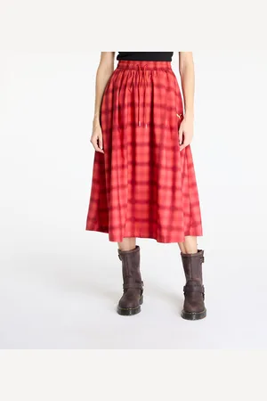 PUMA Woven Midi AOP Pleated Skirt L