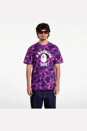 A Bathing Ape T-shirt Color Camo College Tee S