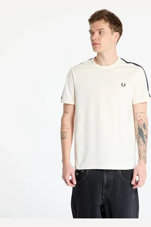 Fred Perry T-shirt Contrast Tape Ringer T-Shirt L