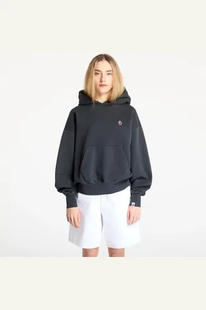 A Bathing Ape Bluza Pigment Dyed One Point Oversized Pullover Hoodie M