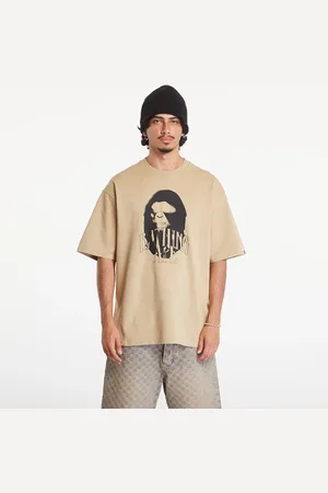 A Bathing Ape T-shirt Spray Print Logo Relaxed Fit Short Sleeve Tee XXL